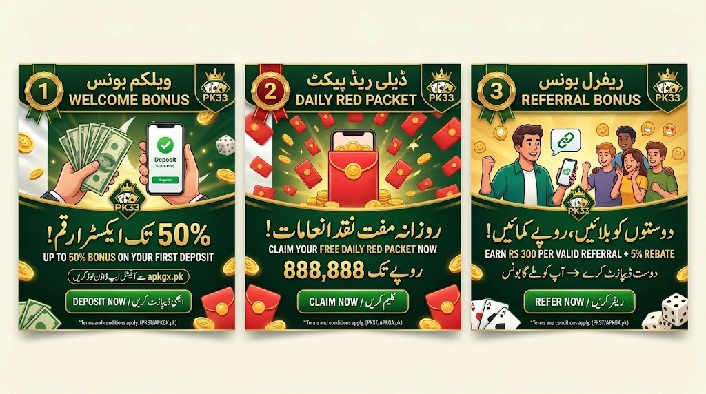Bonuses for Pakistani User