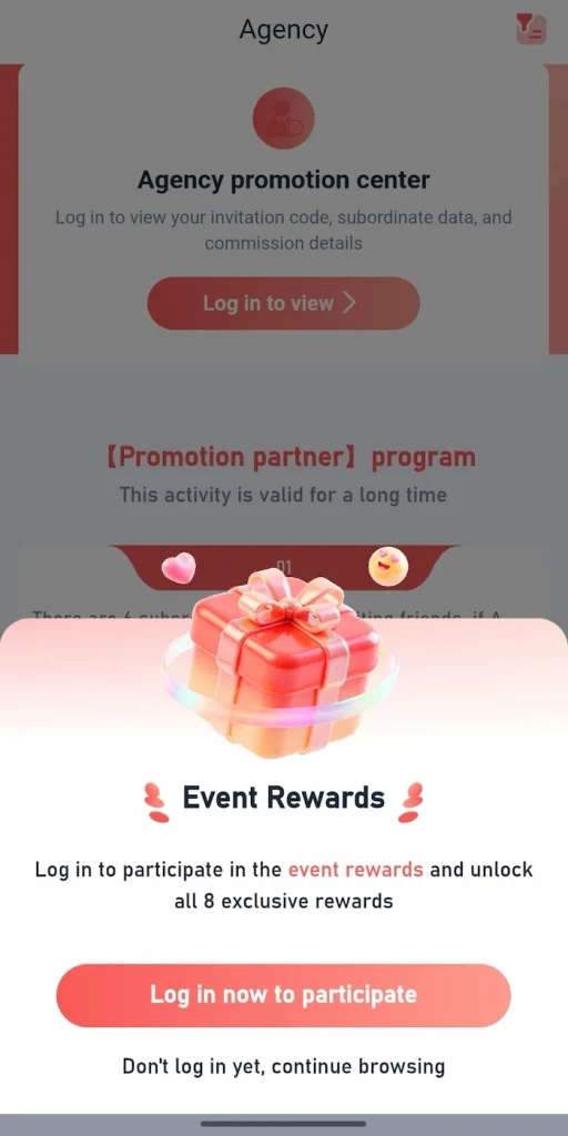 PAK Game Login Participate