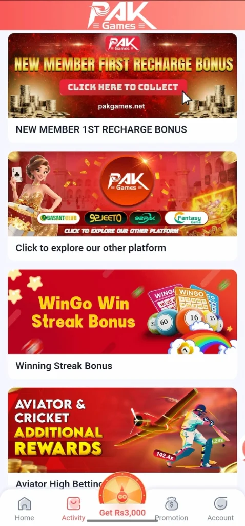 PAK Game Promotions