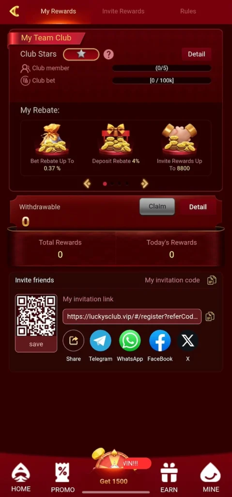 pk mega reffral program earning